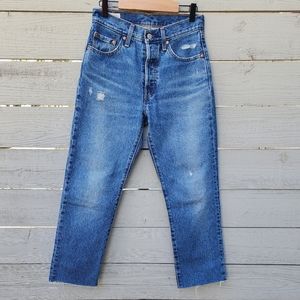 Levi's Premium 501 Cutoff Straight Button Fly